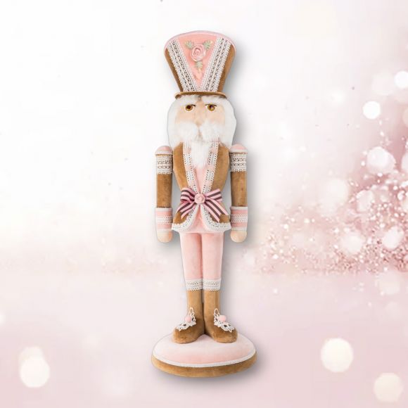 40" Pink Gingerbread Nutcracker