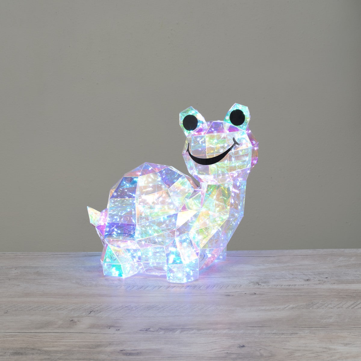 13" Iridescent LED TURTLE