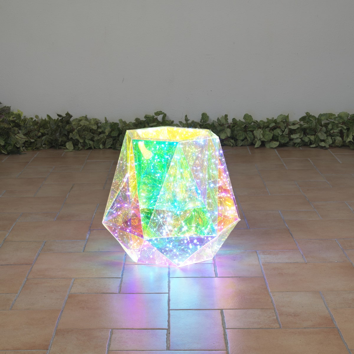 16.5" Iridescent LED Planter