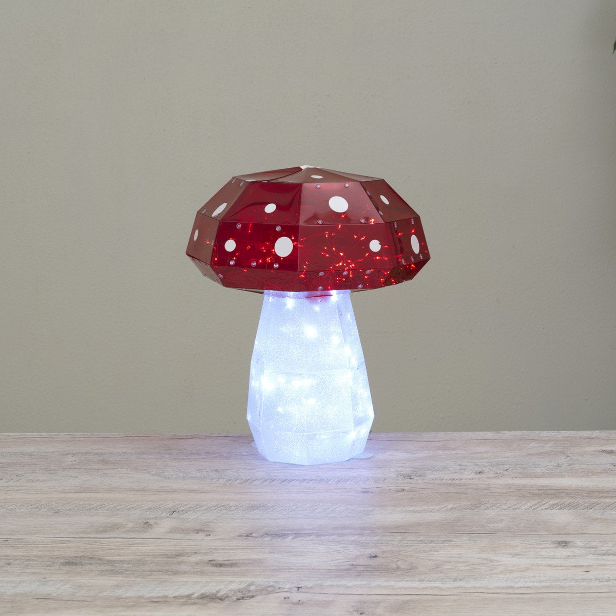 14" Iridescent LED MUSHROOM