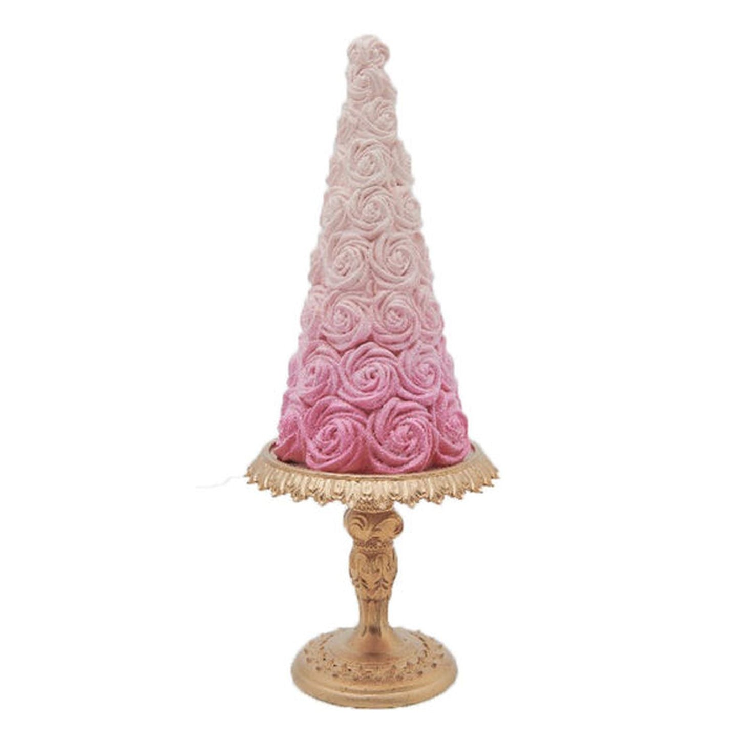 12.5" Pink Rosette Tree.