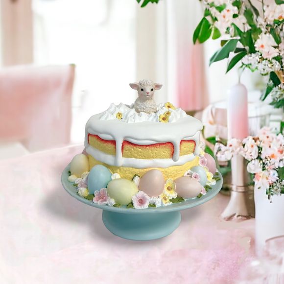 11" Resin Easter Lamb Cake