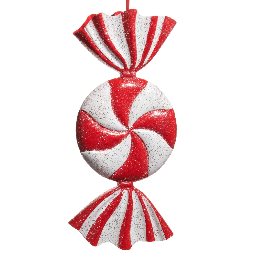 Candy Cane Lane - Giant Red and White Candy Ornament