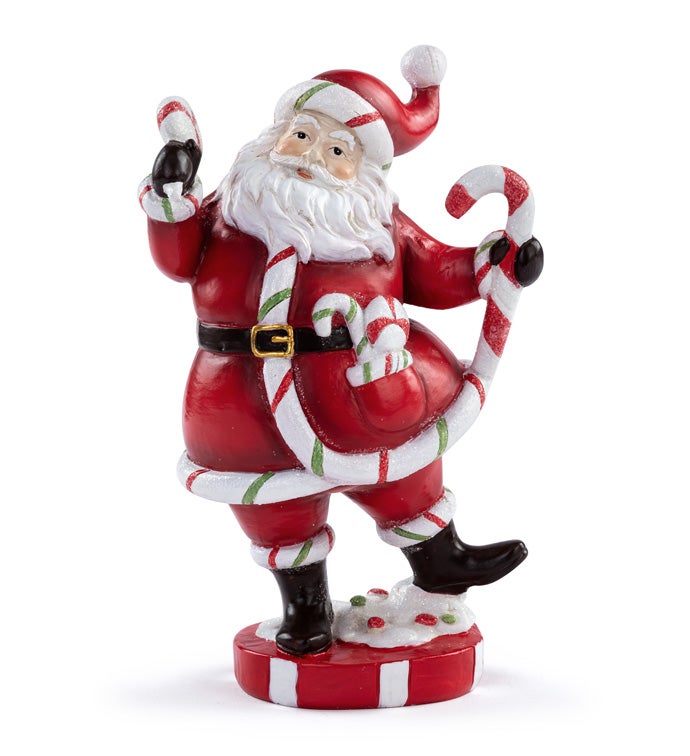 8" Candy Cane Lane Santa