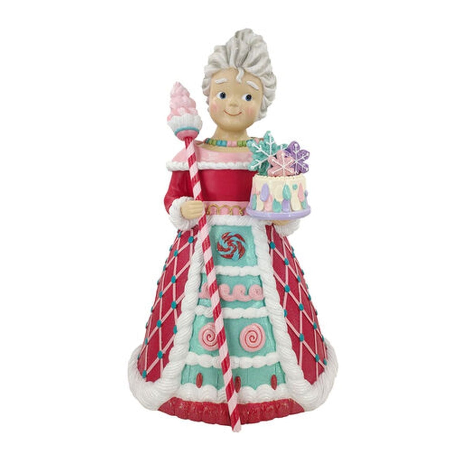 Santa's Sweet Shoppe Collection Mrs Claus With Staff