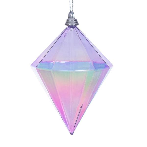 Santa's Sweet Shoppe Collection - Luxe Enamel 5" Iridescent Glossy Diamond Ornament