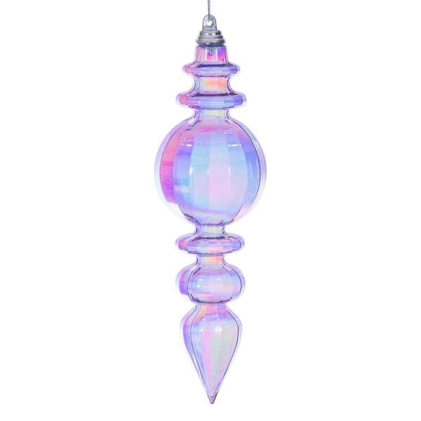 Santa's Sweet Shoppe Collection - Luxe Enamel 7.5" Iridescent Glossy Finial Ornament