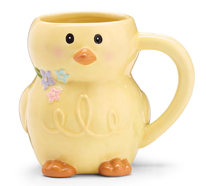 SWEET PETALS CHICK SHAPE MUG