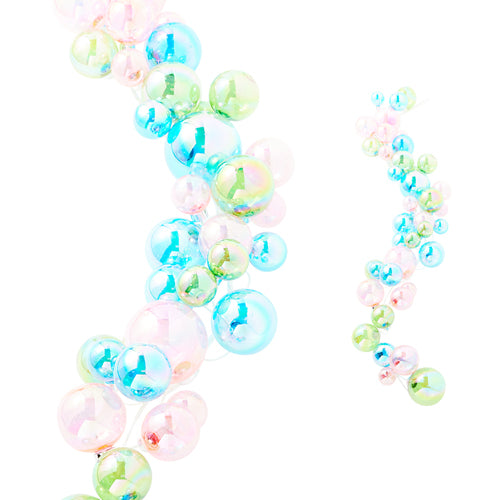 4FT BRIGHT SEAMLESS IRIDESCENT BALL GARLAND