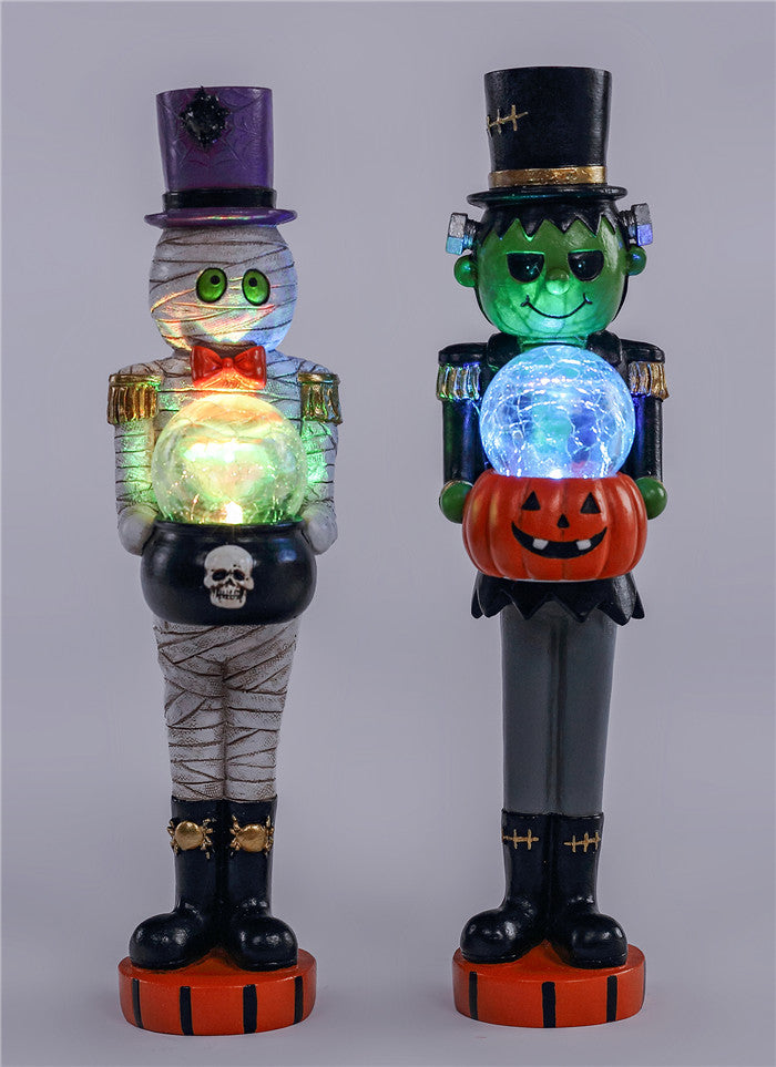 11" Halloween Nutcrackers - SET OF 2