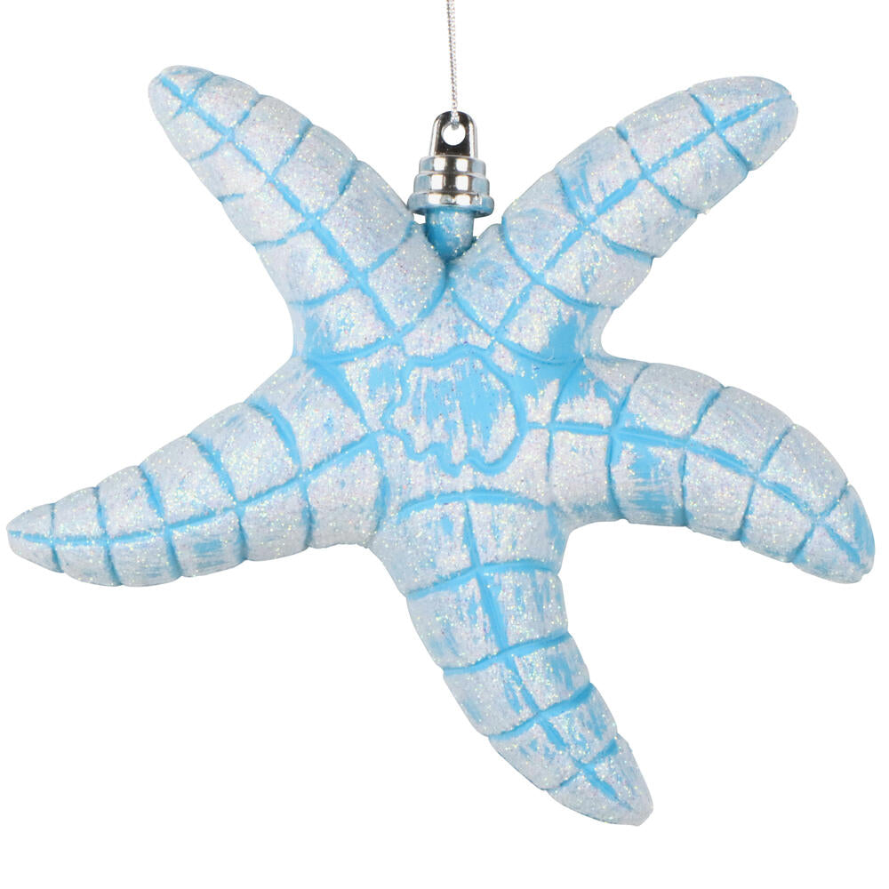 Santa's Sweet Shoppe Collection 6.5" Turquoise Starfish Ornament
