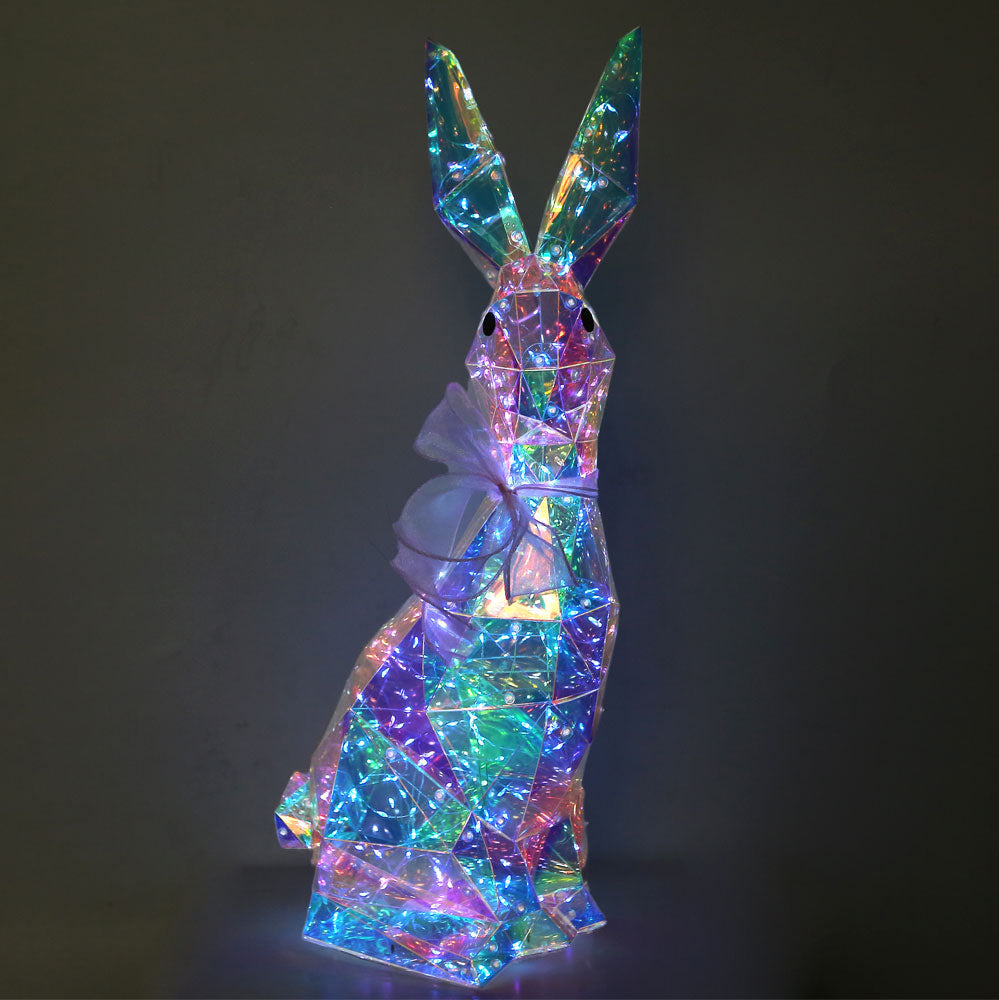 20" Iridescent LED BUNNY