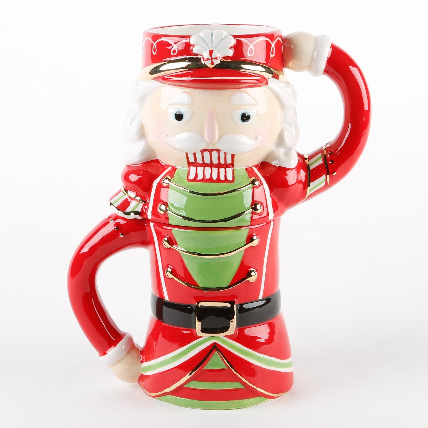 NUTCRACKER CERAMIC CHRISTMAS HOLIDAY CUP MUG