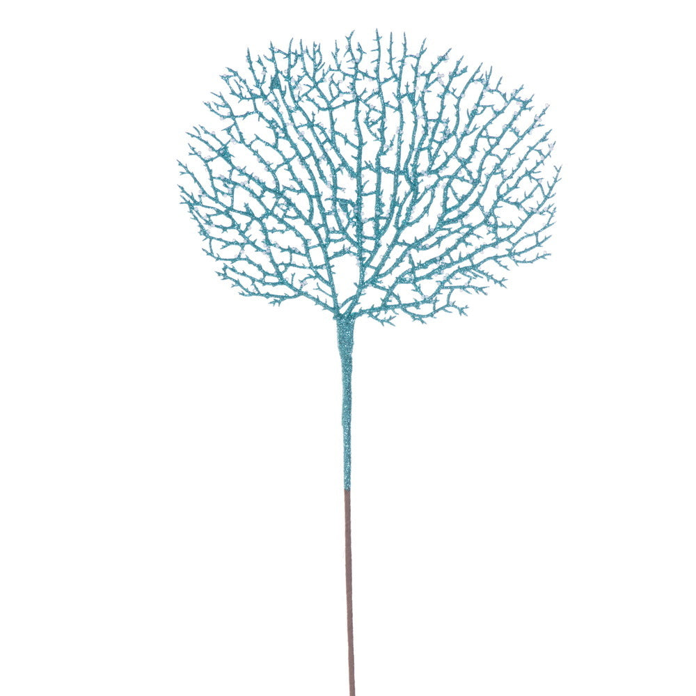 Santa's Sweet Shoppe Collection 21" Seafoam Green Coral Spray