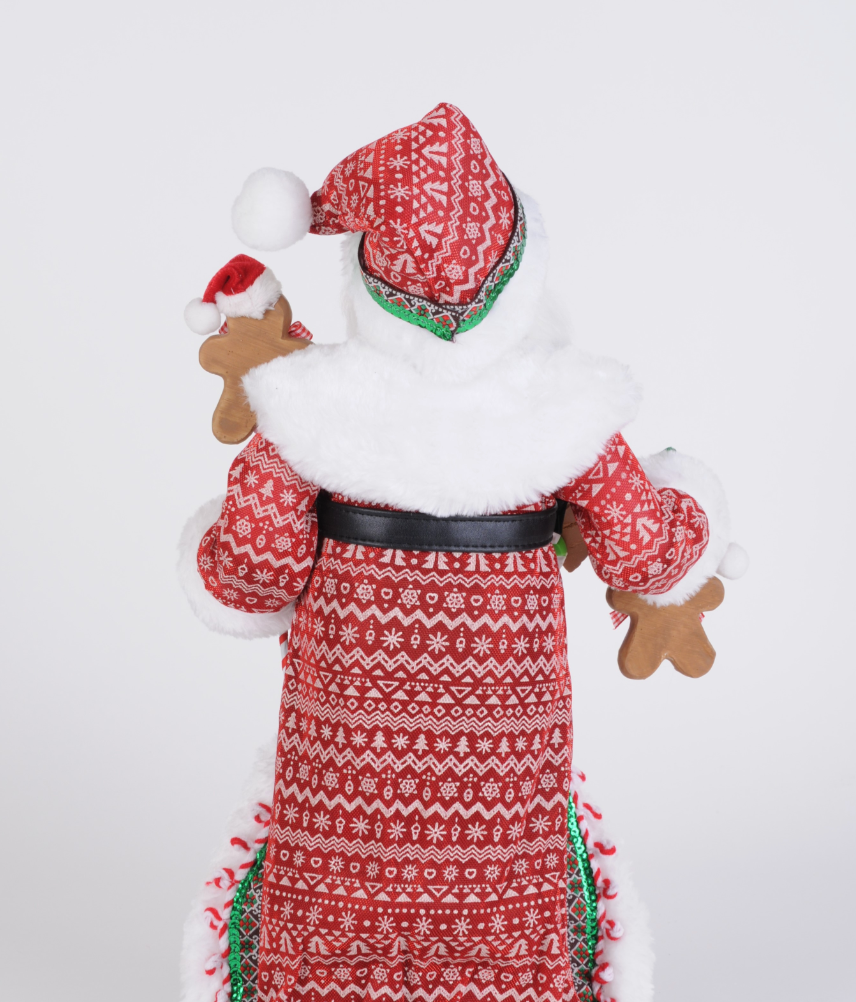 Santa's Sweet Shoppe Collection - 19" Mr. Gingerbread Santa