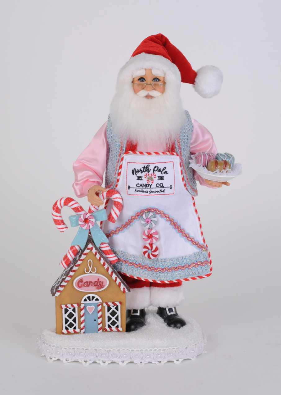 Santa's Sweet Shoppe Collection - 19" North Pole Candy Santa