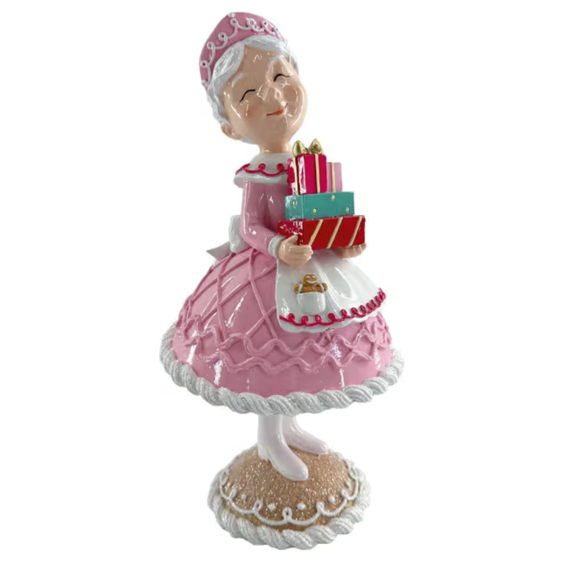 Santa's Sweet Shoppe Collection - 12" Resin Mrs. Claus with Presents