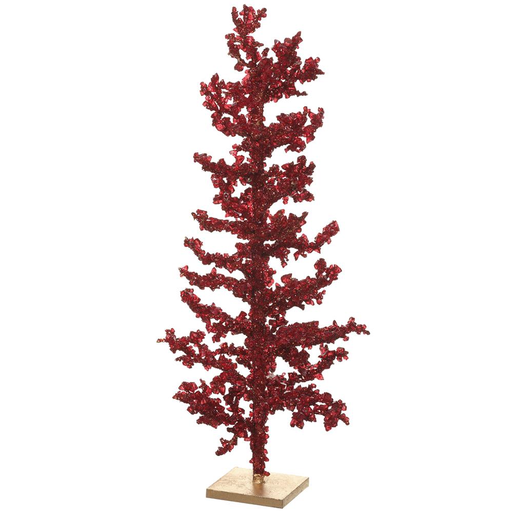 Valentine's Day - 24" Red Beaded Diamond Tree