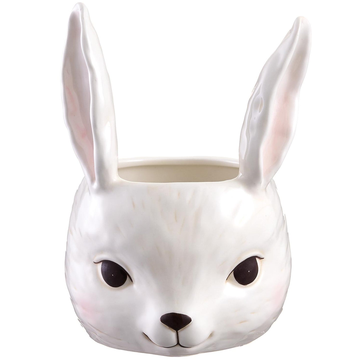 7" Dolomite Bunny Planter