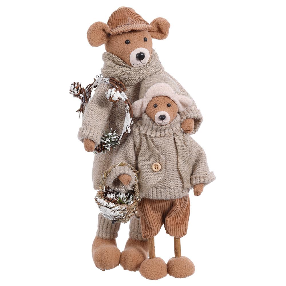12" Bear Family - Brown Cream