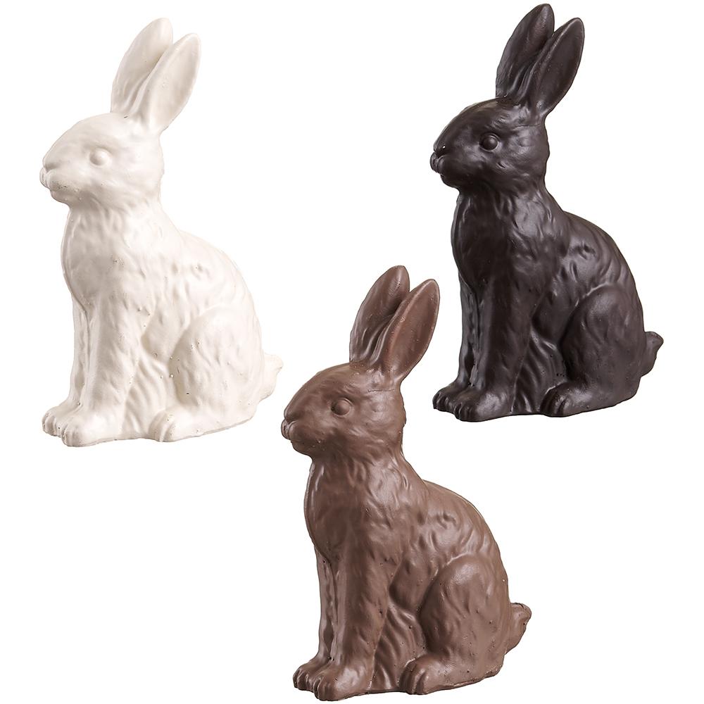 4" Resin Chocolate Bunny