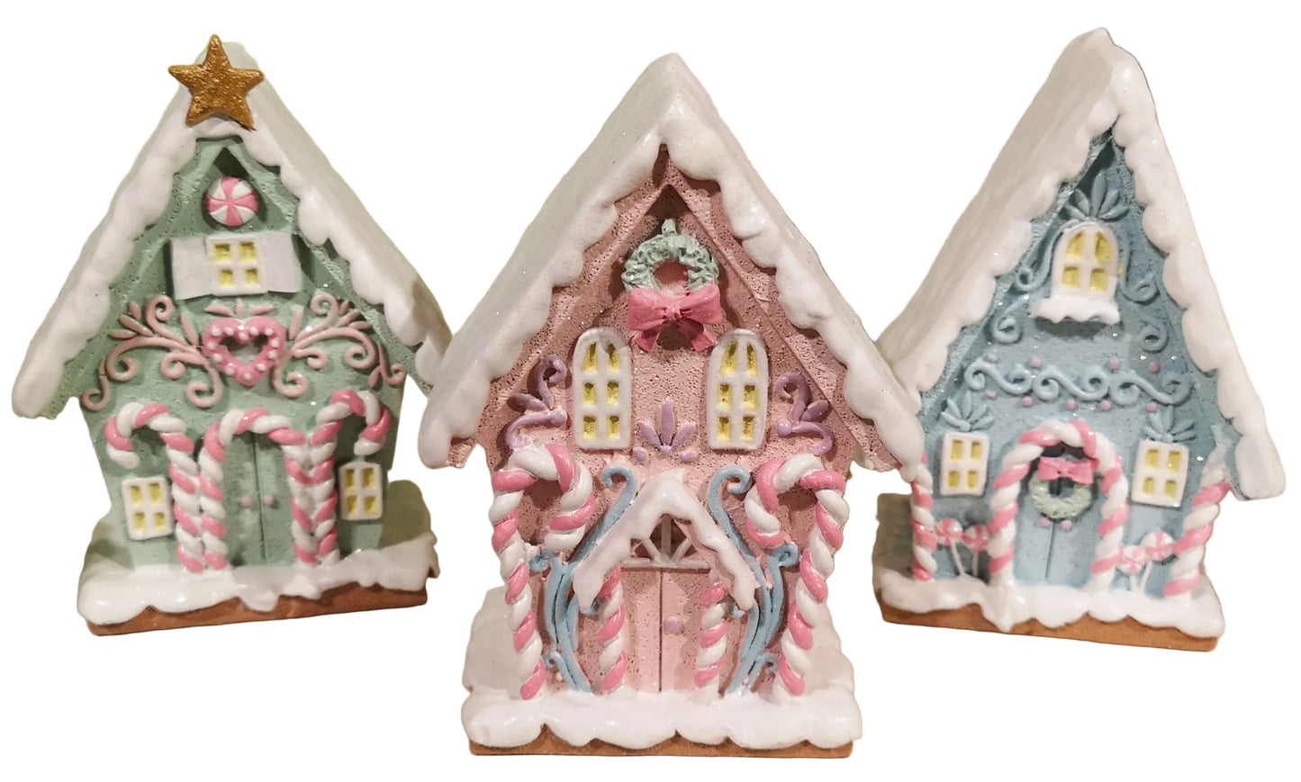 Santa's Sweet Shoppe Collection - 6" CANDY CAKE HOUSE