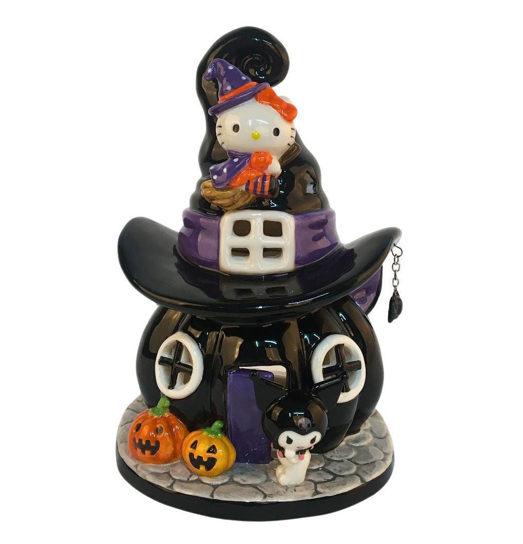 Blue Sky Clayworks HELLO KITTY AND FRIENDS HALLOWEEN WITCH CANDLE HOUSE