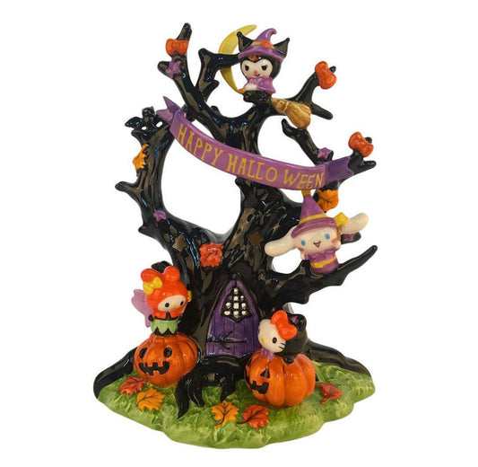 Blue Sky Clayworks HELLO KITTY AND FRIENDS HALLOWEEN TREE FIGURINE