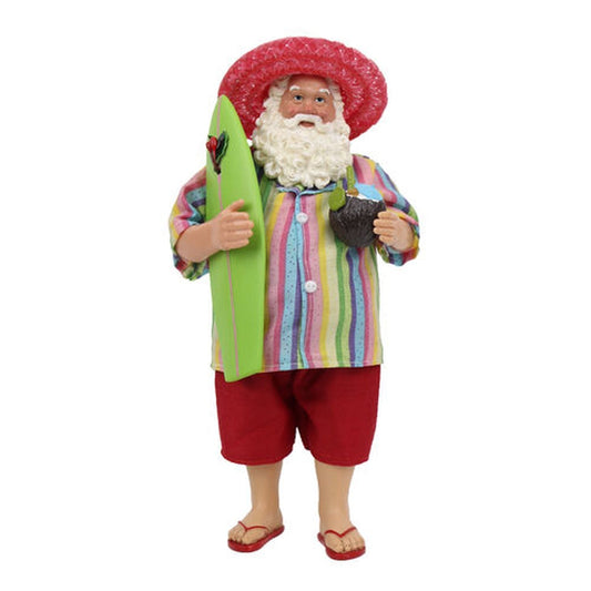 December Diamonds Tropical Ornaments Tropical Santa With Surfboard