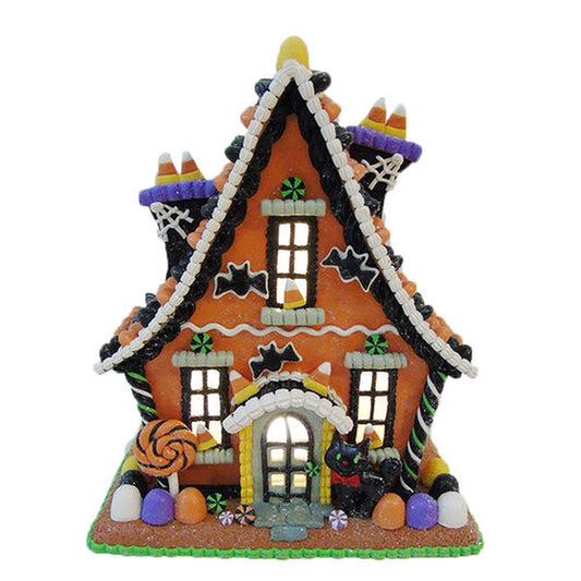 December Diamonds Halloween Carnival 9" Led Candy Haunted House