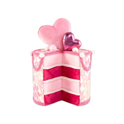 11" Cupids Pink Flocked Valentine Cake