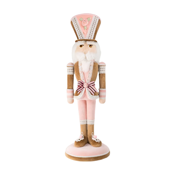 40" Pink Gingerbread Nutcracker