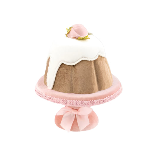 9" Cake with cing Ornament