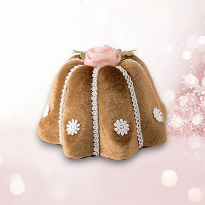 5" Bundt Cake with Rose Ornament