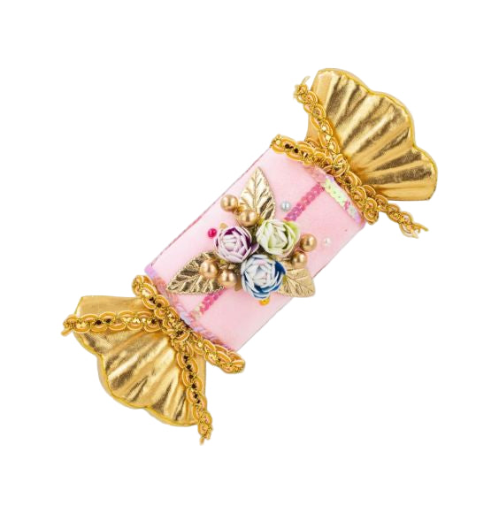 Santa's Sweet Shoppe Collection - 9" Pink Roll Candy Wrapper