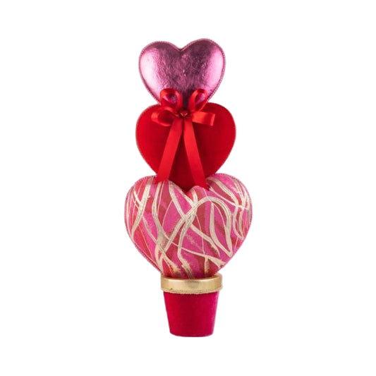 26" Cupid's Valentine Heart Topiary in Pot