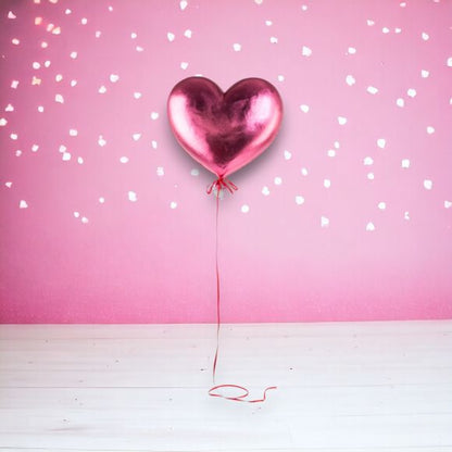 14" Cupid's Valentine Pink Hanging Heart