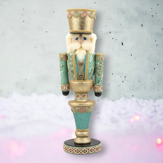 December Diamonds Wonderland 16-Inch Nutcracker, Purple