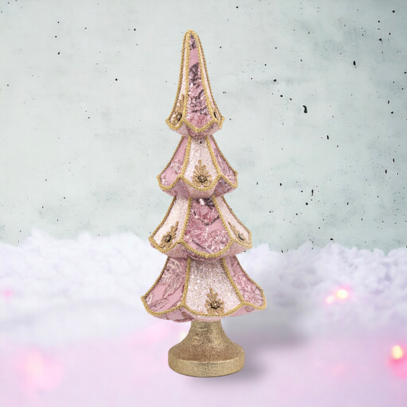 SANTA'S SWEET SHOPPE COLLECTION 20" Pink Tiered Tree