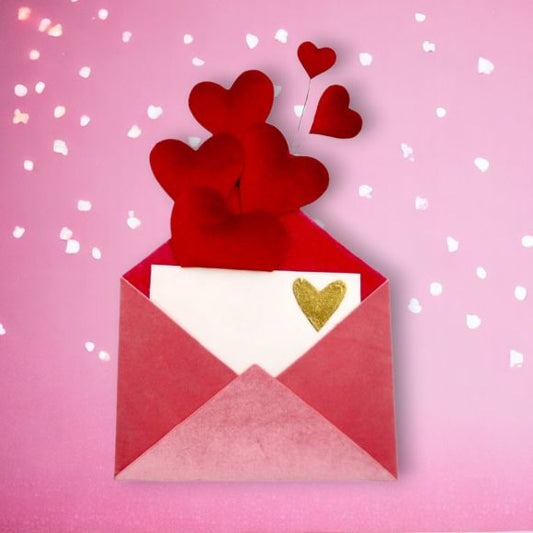 16.5" Cupids Letter with Hearts