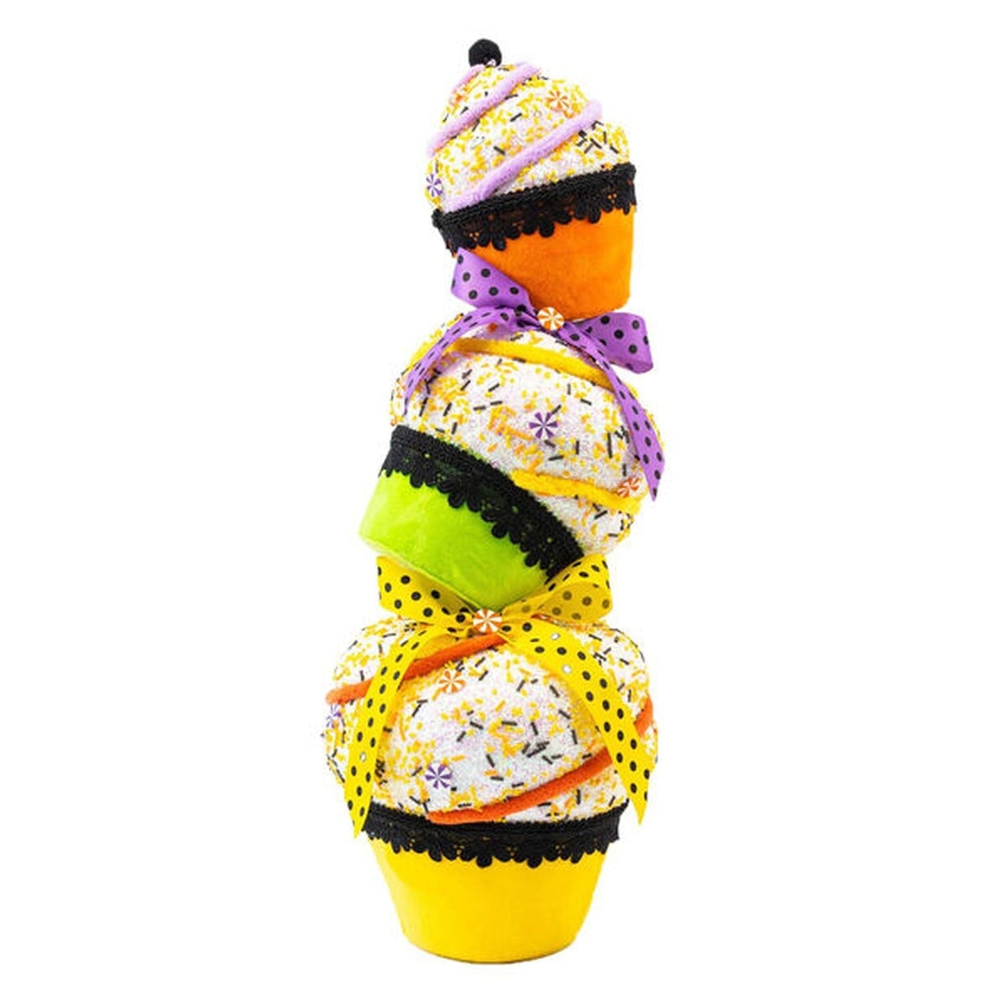 December Diamonds Trick Or Treat - 20" Halloween Cupcake Stack.