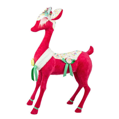 December Diamonds Candy Land 35" Pink Candy Deer