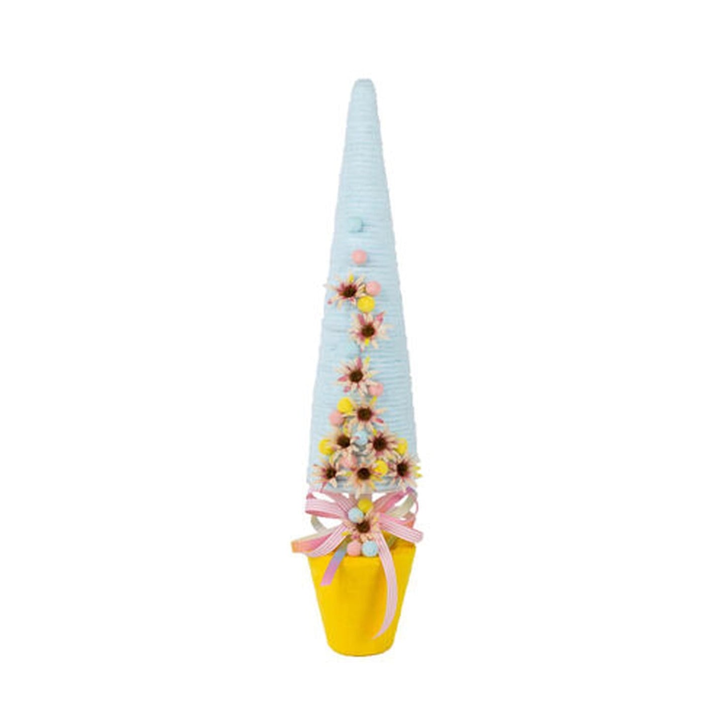 Cotton Candy Land Cone Tree With Blue Base