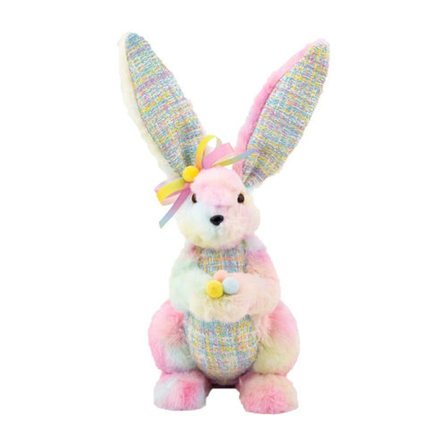 Cotton Candy Land Pastel Bunny With Egg