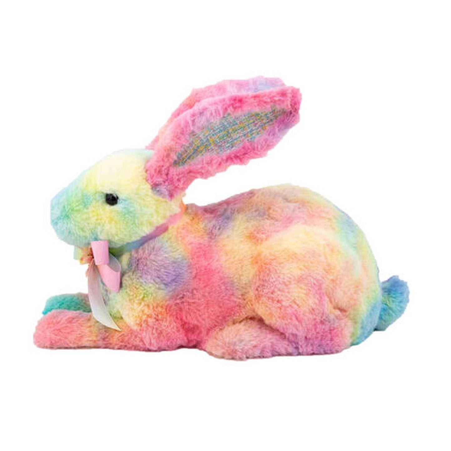 Cotton Candy Land Rainbow Bunny Laying Down