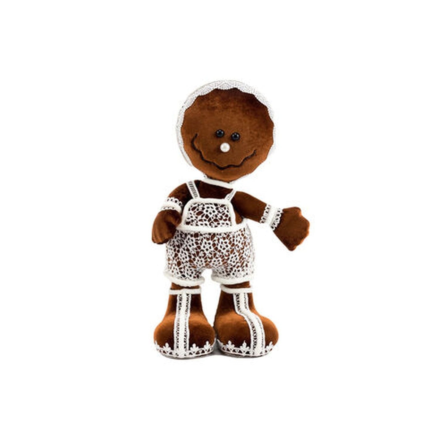 December Diamonds Gingerbread Village 16" Gingerbread Lace Man