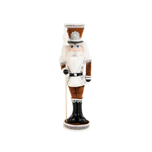 December Diamonds Gingerbread Village 16" Gingerbread Lace Nutcracker