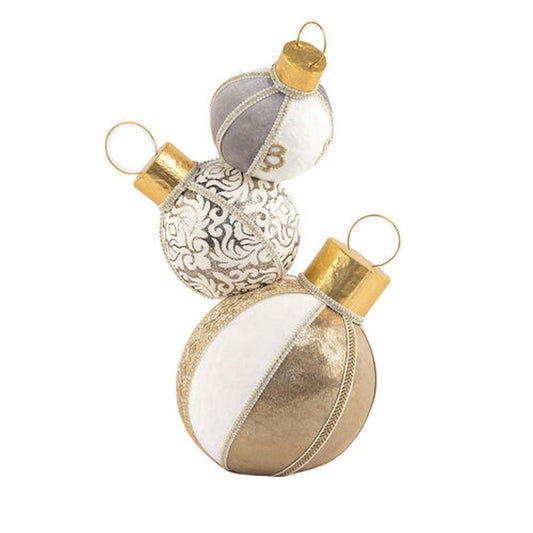 December Diamonds Joyful Joyful 24" Stacked Baubles