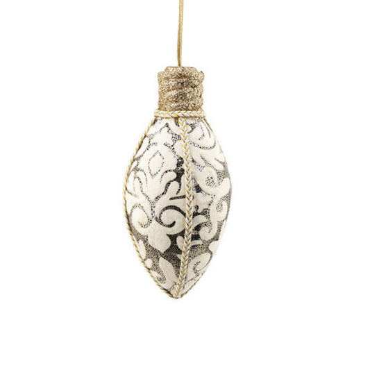 December Diamonds Joyful Joyful Pattern Hanging Bulb