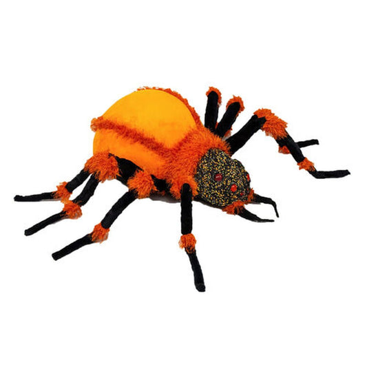 December Diamonds Halloween Carnival 60" Large Orange Spider